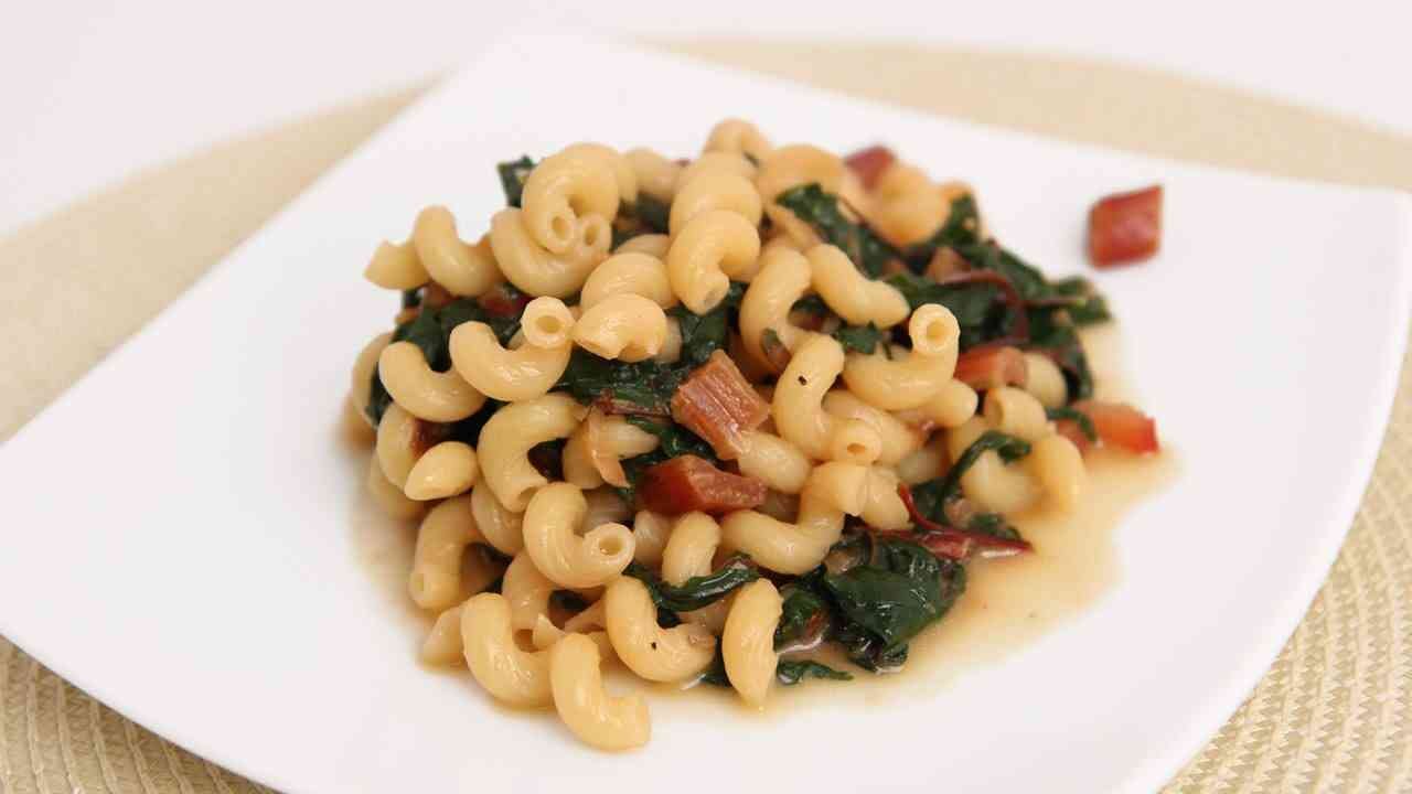 Garlic Swiss Chard Pasta - Pasta
